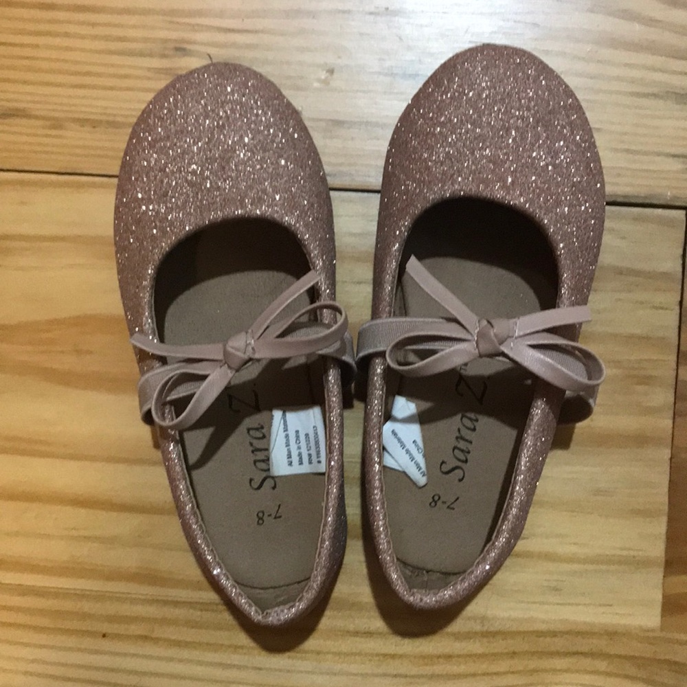 Toddler blush slippers